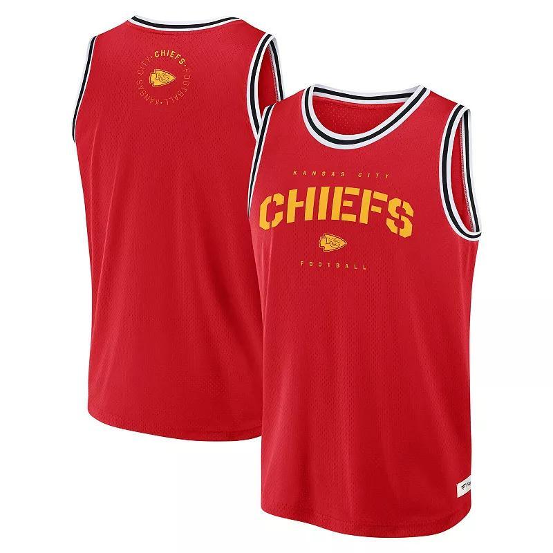 Men's Fanatics Red Kansas City Chiefs Elements Future Ground Jersey Tank Top, Size: Small Product Image