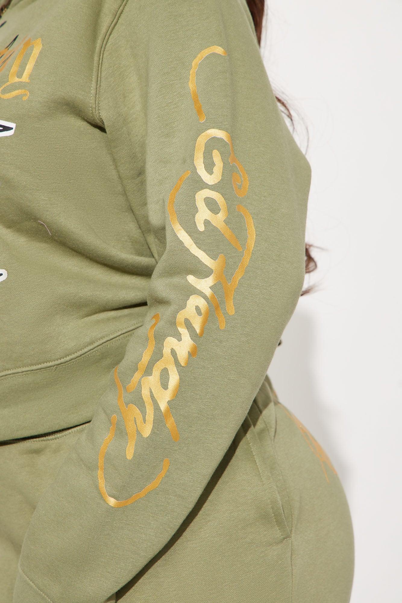 Ed Hardy Broken Hearts Short Set - Sage Product Image