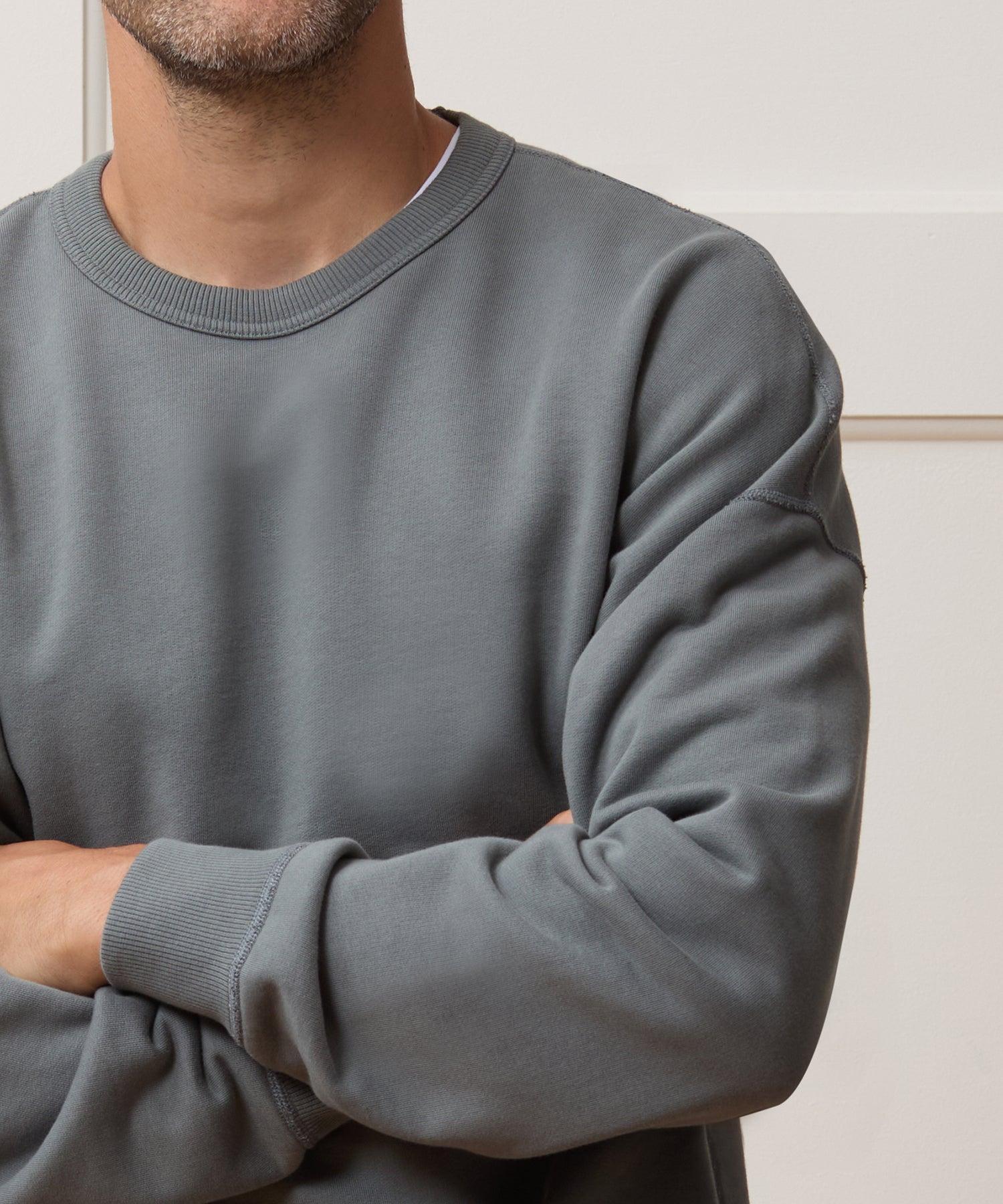 Relaxed Portuguese Terry Crewneck Product Image