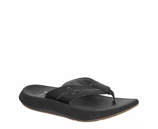 REEF Swellsole Rover Men's Flip-Flop Sandals, Size: 9, Black Product Image