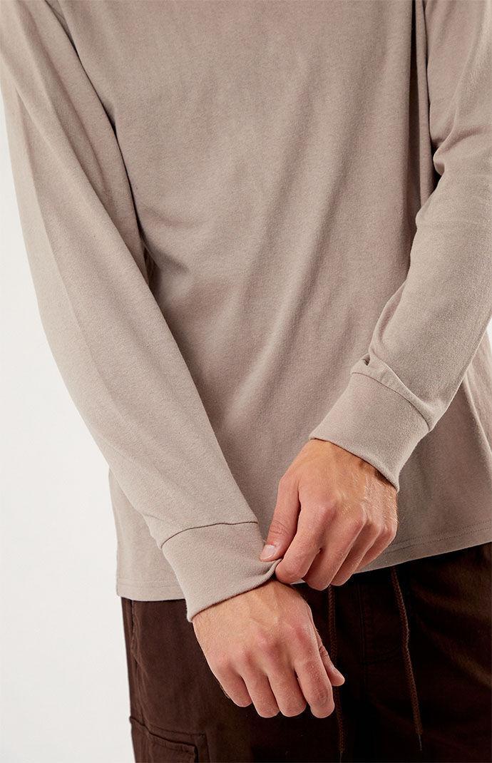 Mens Reece Basic Long Sleeve T-Shirt Product Image