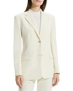 Womens Relaxed Single-Breasted Blazer Product Image