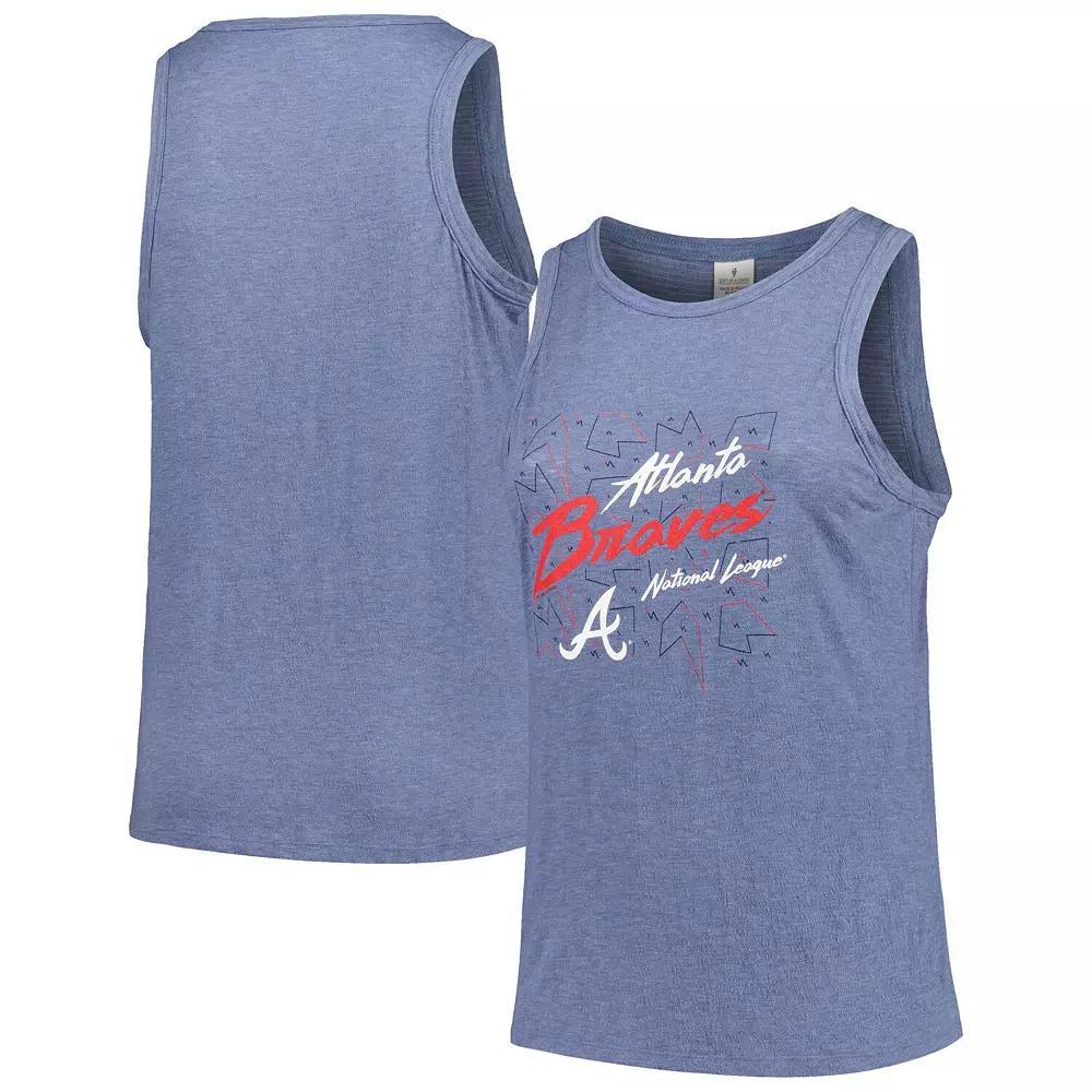 Women's Soft as a Grape Navy Atlanta Braves Plus  Product Image