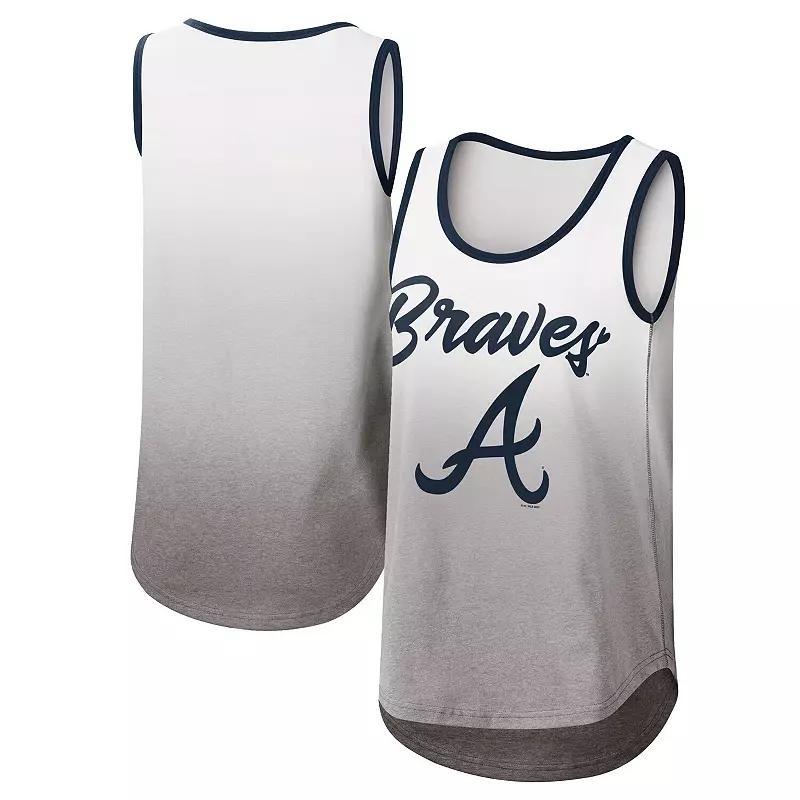 Women's G-III 4Her by Carl Banks White Atlanta Braves Logo Opening Day Tank Top, Size: Large Product Image