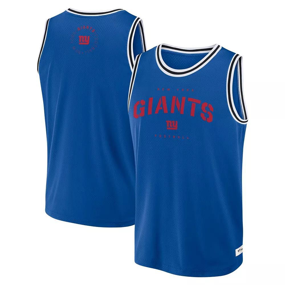Men's Fanatics Royal New York Giants Elements Future Ground Jersey Tank Top,  Product Image