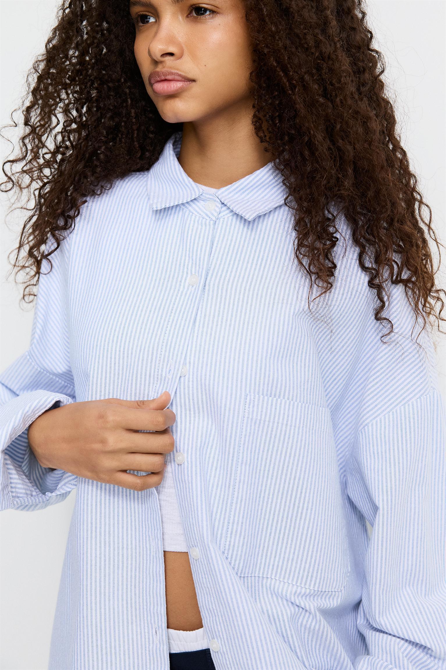 Striped shirt with pocket Product Image