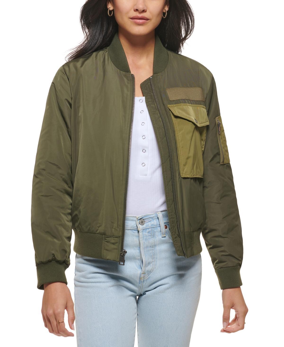 Levis Womens Fashion Flight Bomber Jacket Product Image