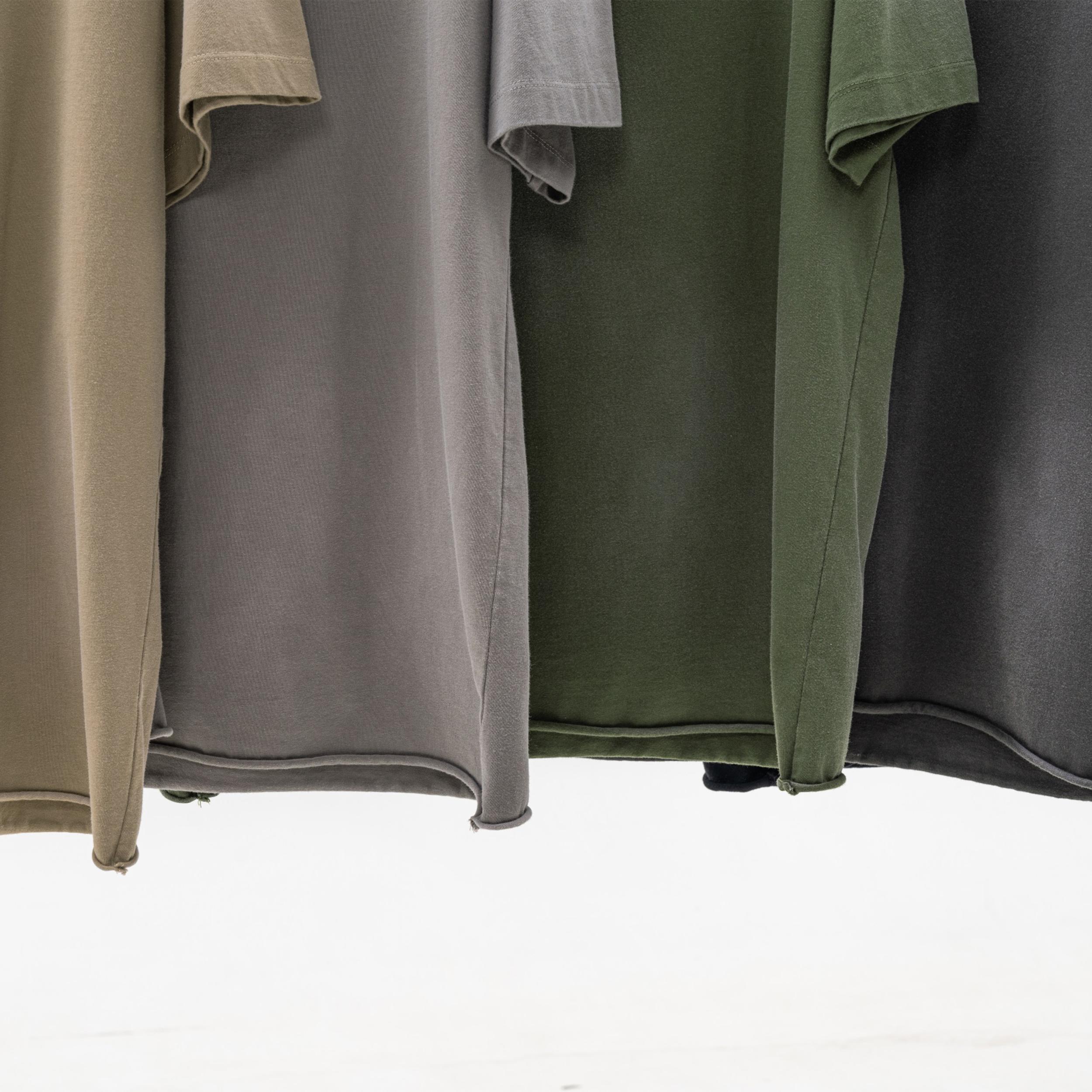 Mens Cotton-Linen Johnny Collar Polo Shirt Product Image