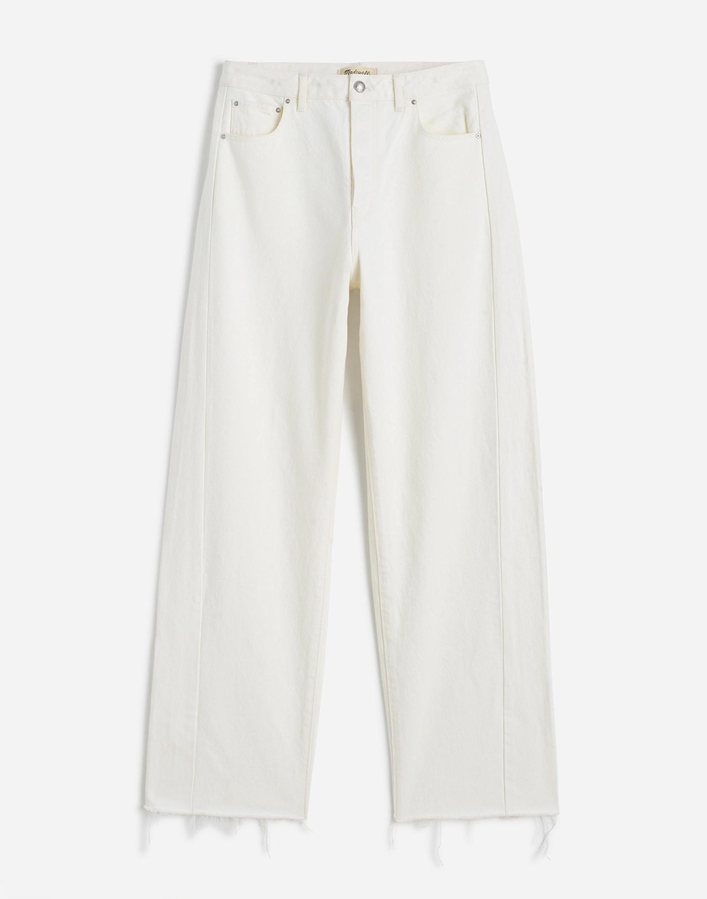 The Plus Curvy Pieced Barrel-Leg Jean Product Image