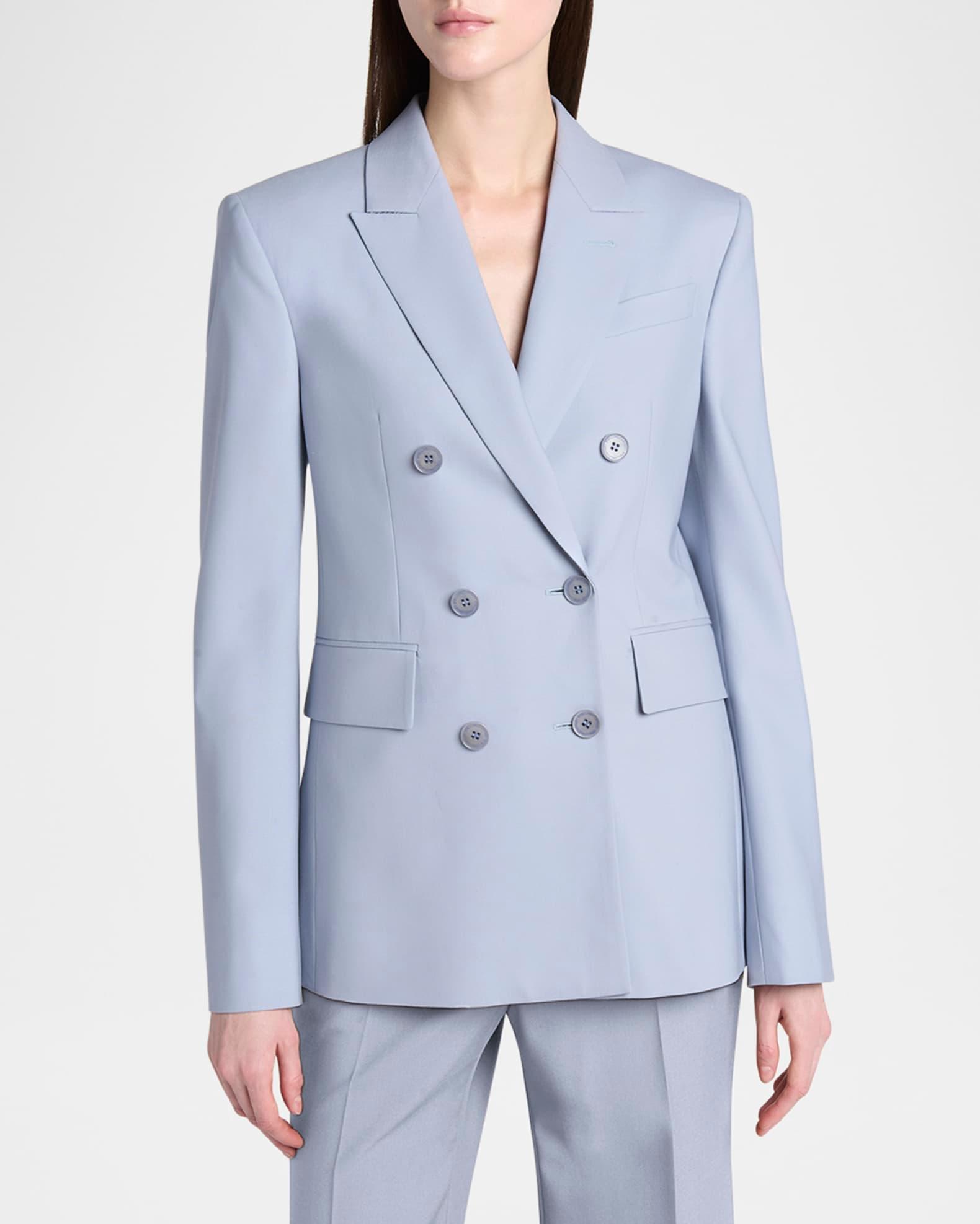 Double-Breasted Wool Blazer Product Image