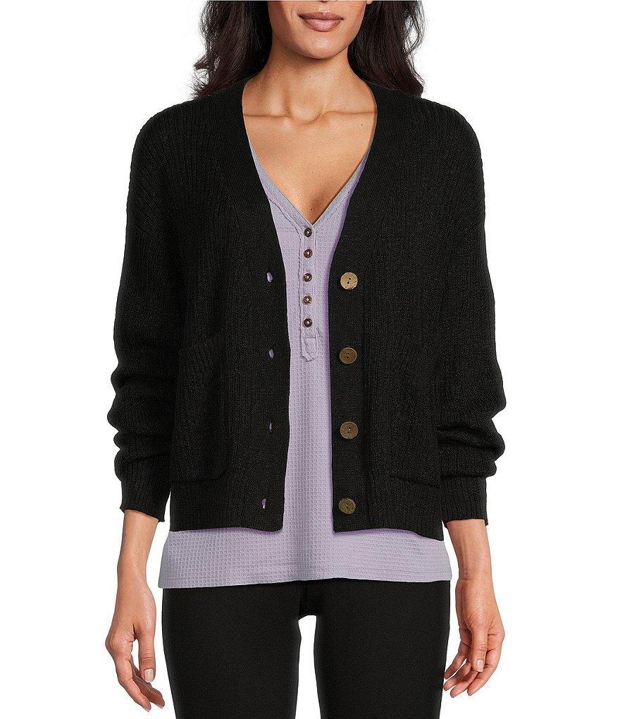Westbound Long Sleeve Button Front Cardigan Product Image