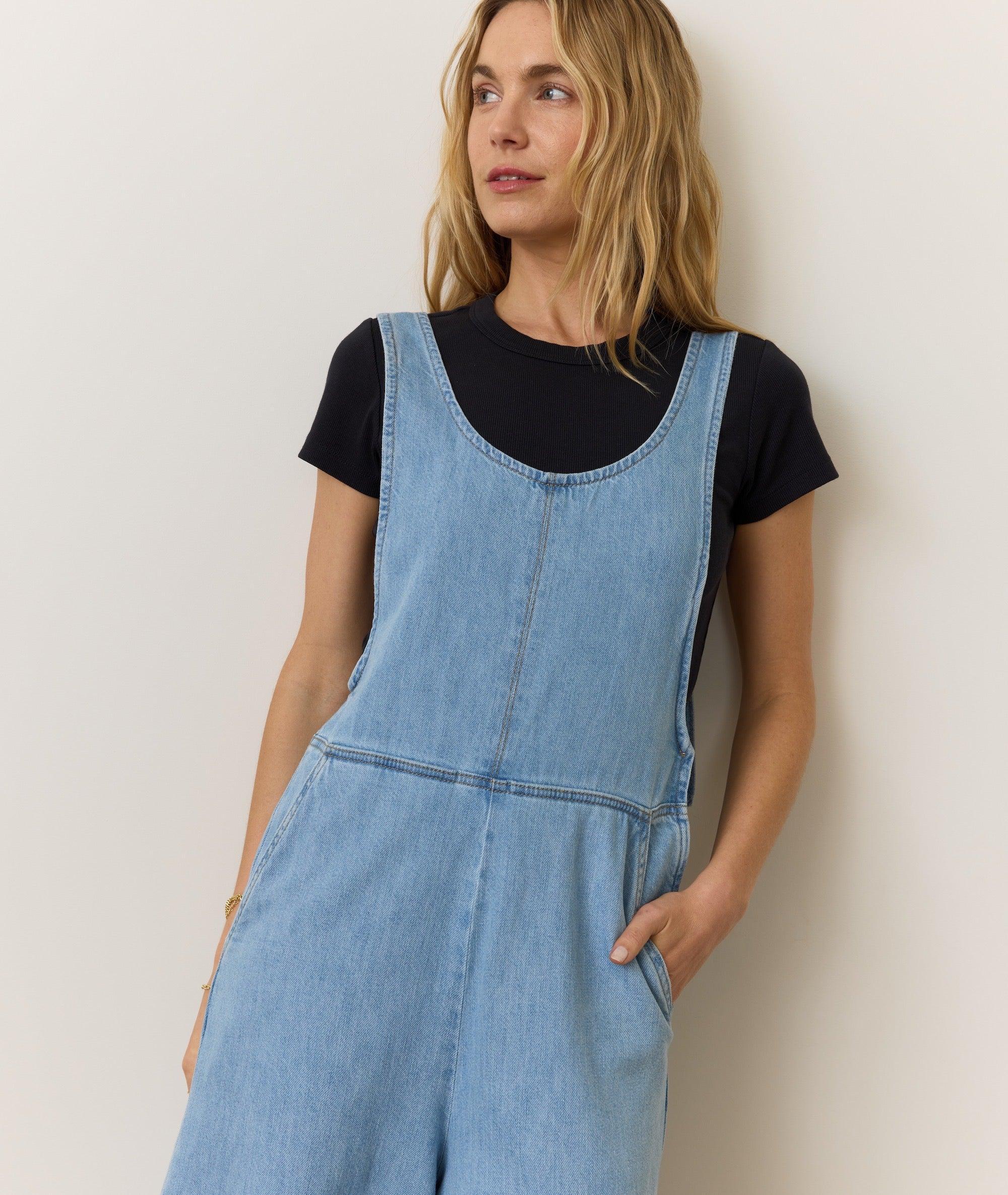 Layla Denim Overalls Product Image