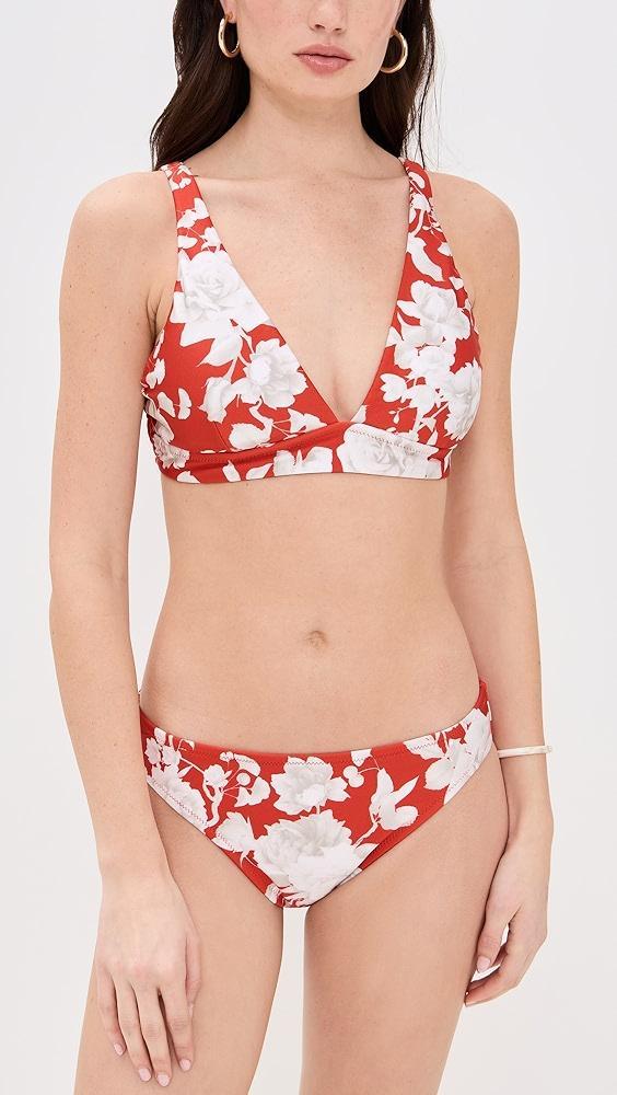 L'AGENCE Lexie Ikebana Ots Bra Bikini Top | Shopbop Product Image