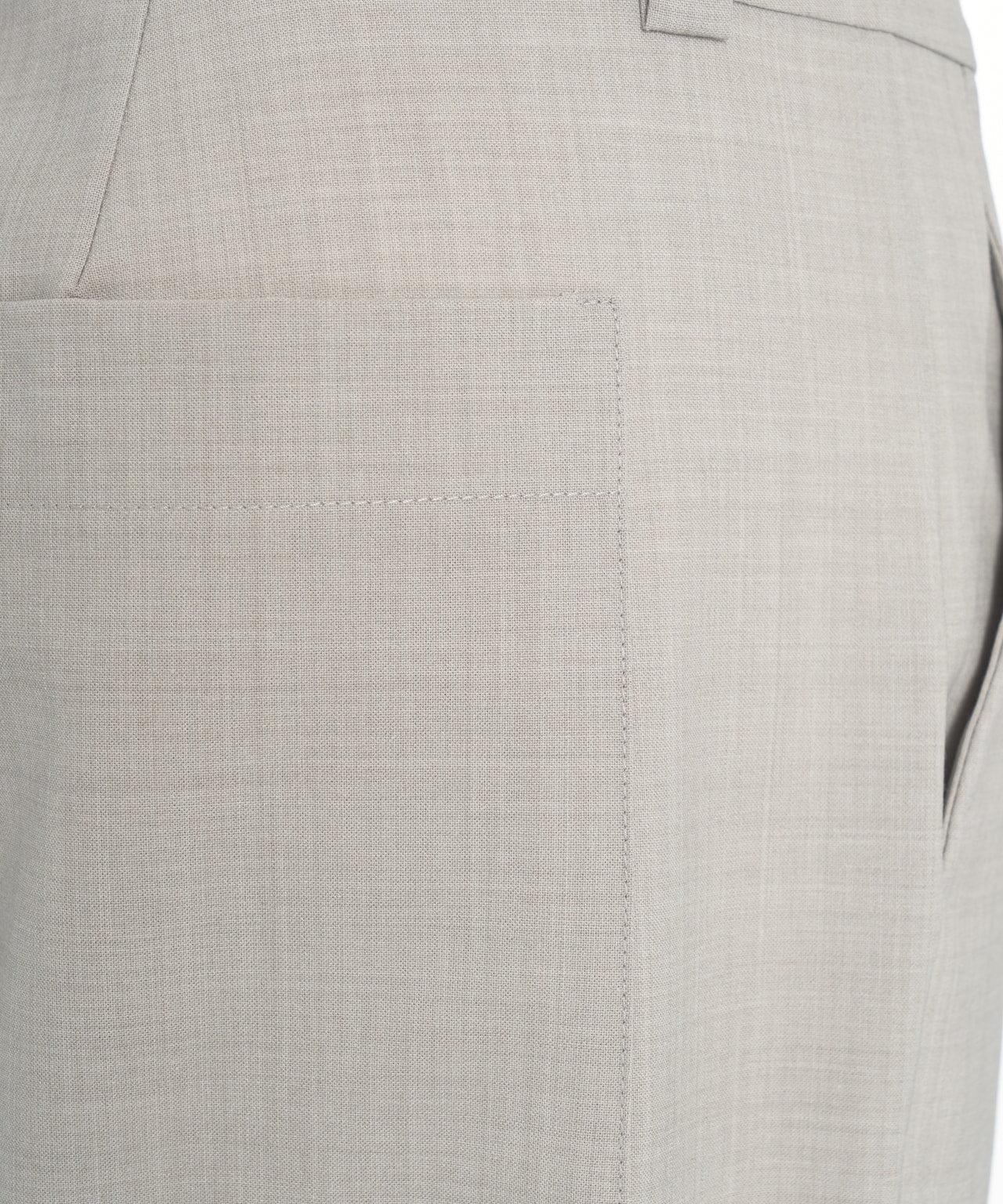 Pleated wool blend pants Product Image