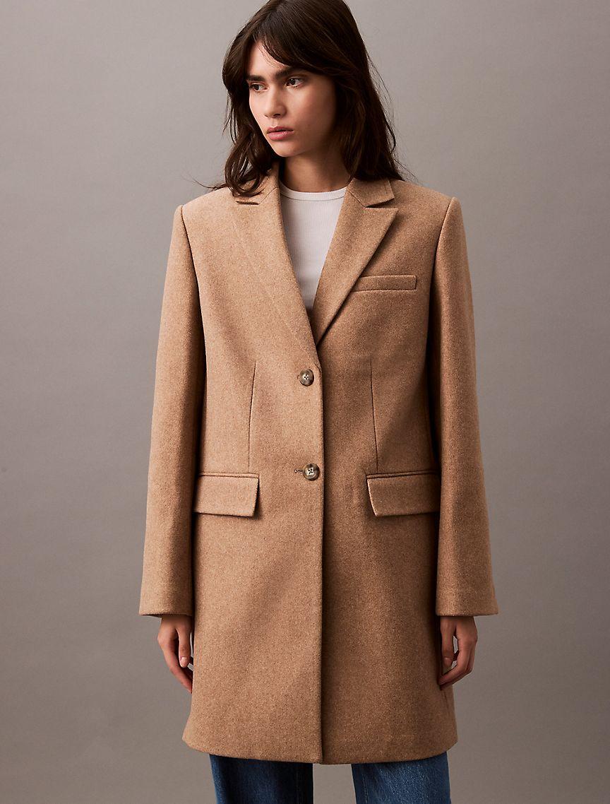 Tailored Single Breasted Coat Product Image