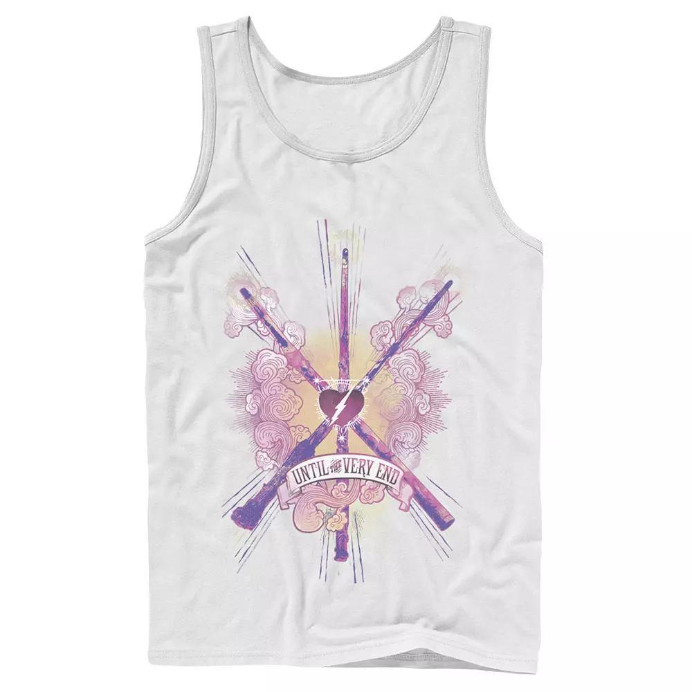 Men's Harry Potter Until The Very End Wands Tank Top,  Product Image