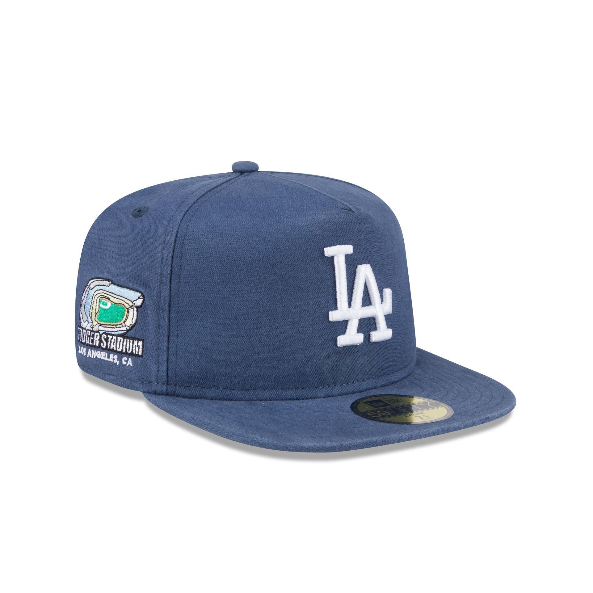 Los Angeles Dodgers Championship Side Flag 59FIFTY A-Frame Fitted Hat Male Product Image