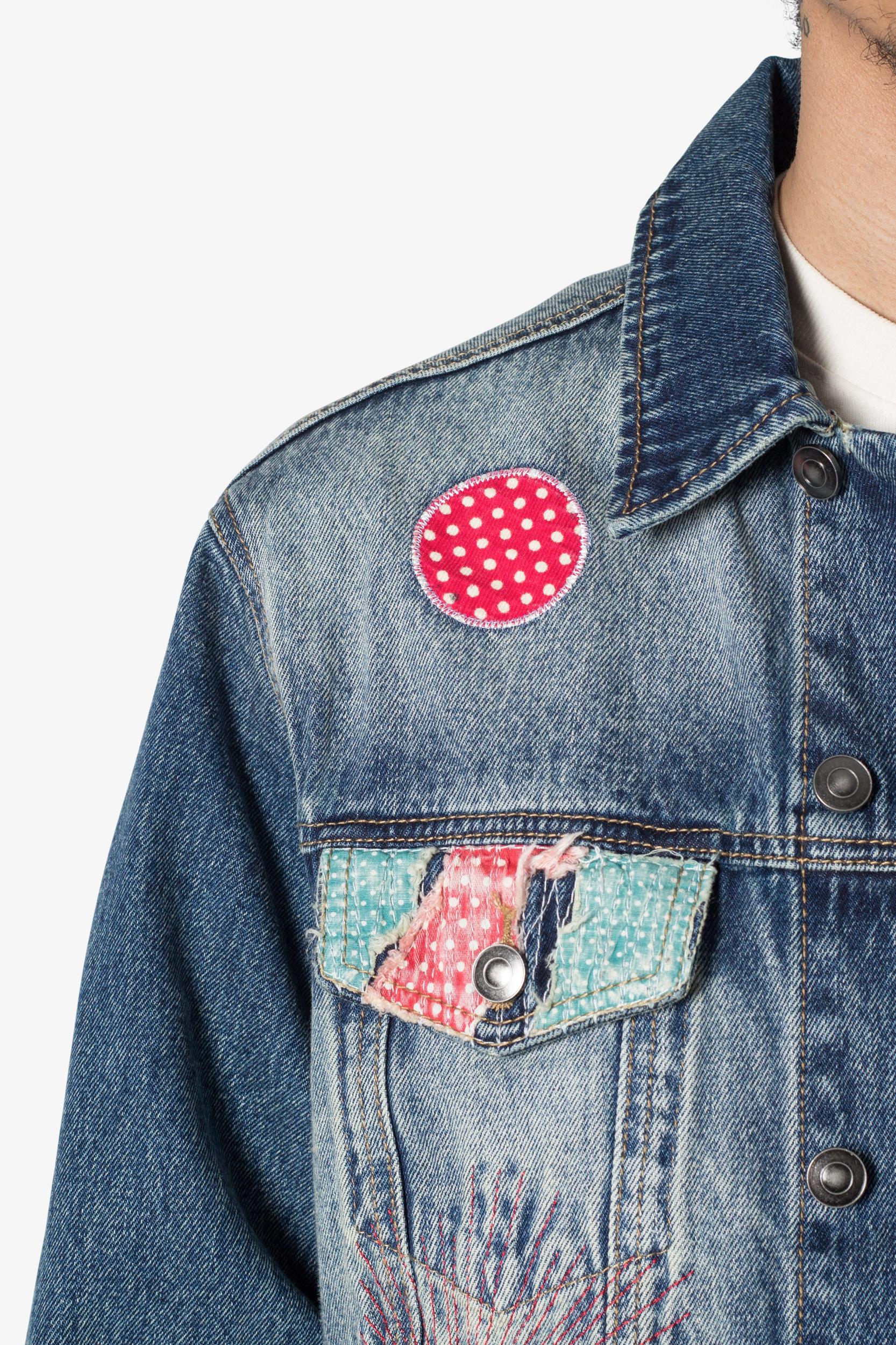 Rugged Trucker Jacket - Blue Product Image