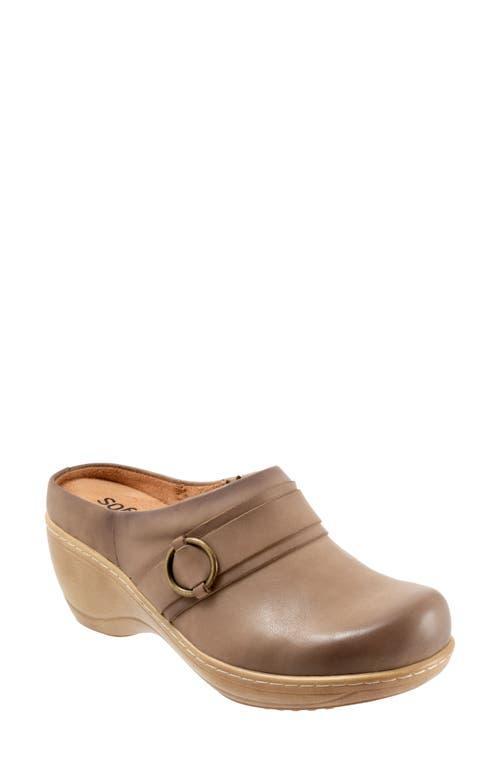 SoftWalk Macintyre Leather Clogs Product Image