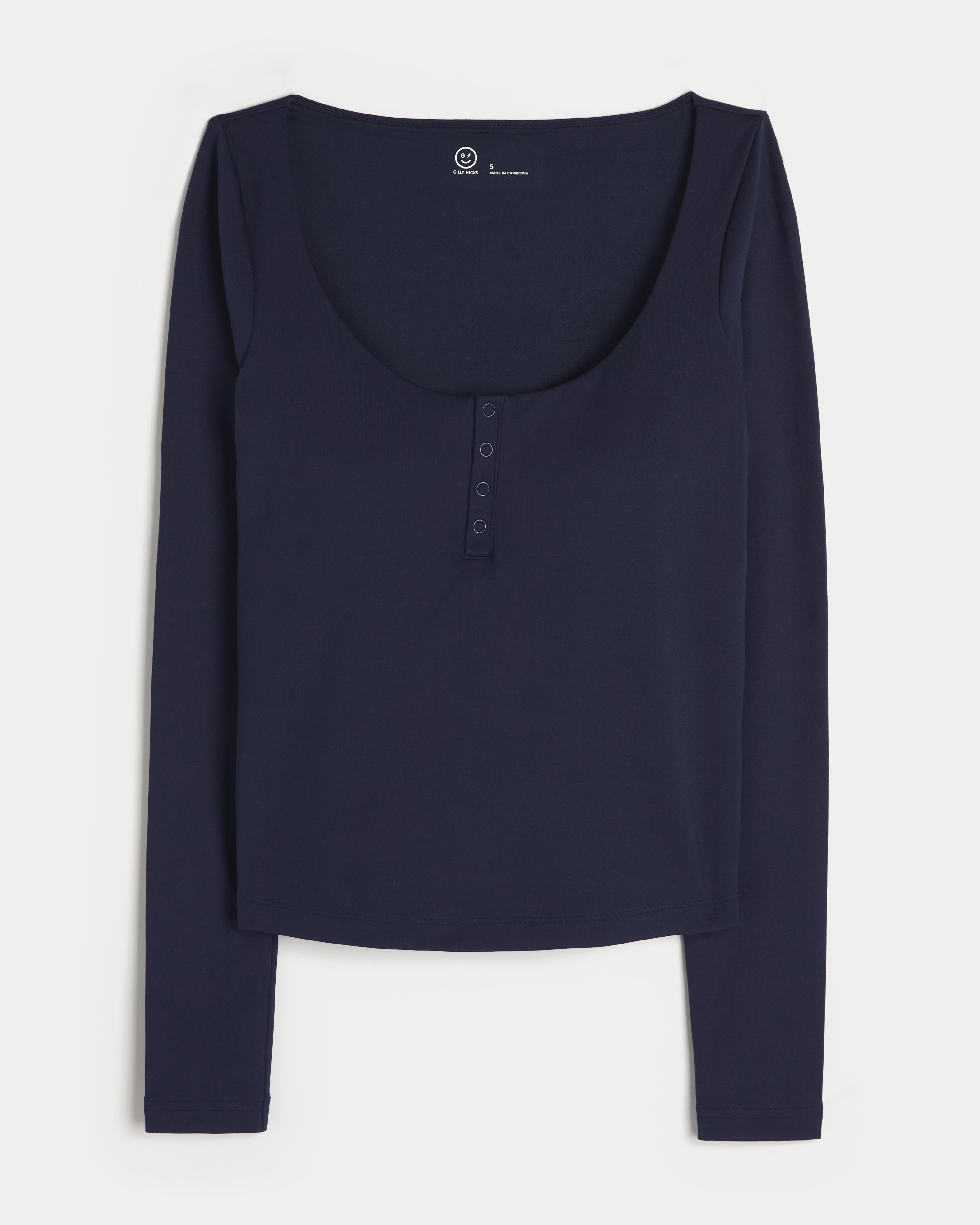 Gilly Hicks Active Henley Product Image