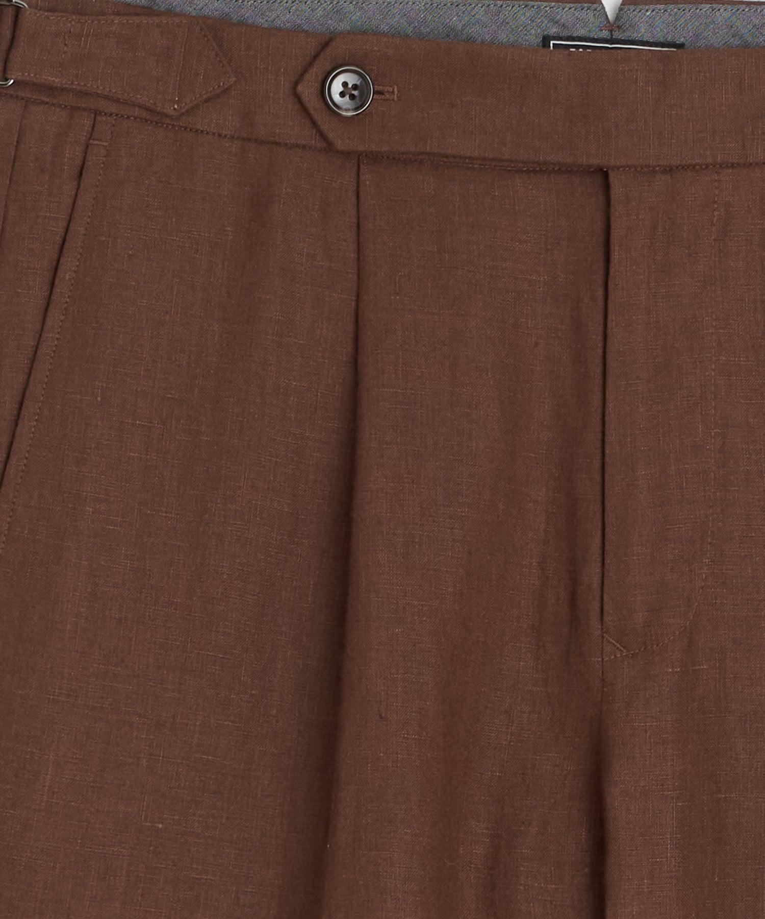 Irish Linen Side Tab Trouser Product Image