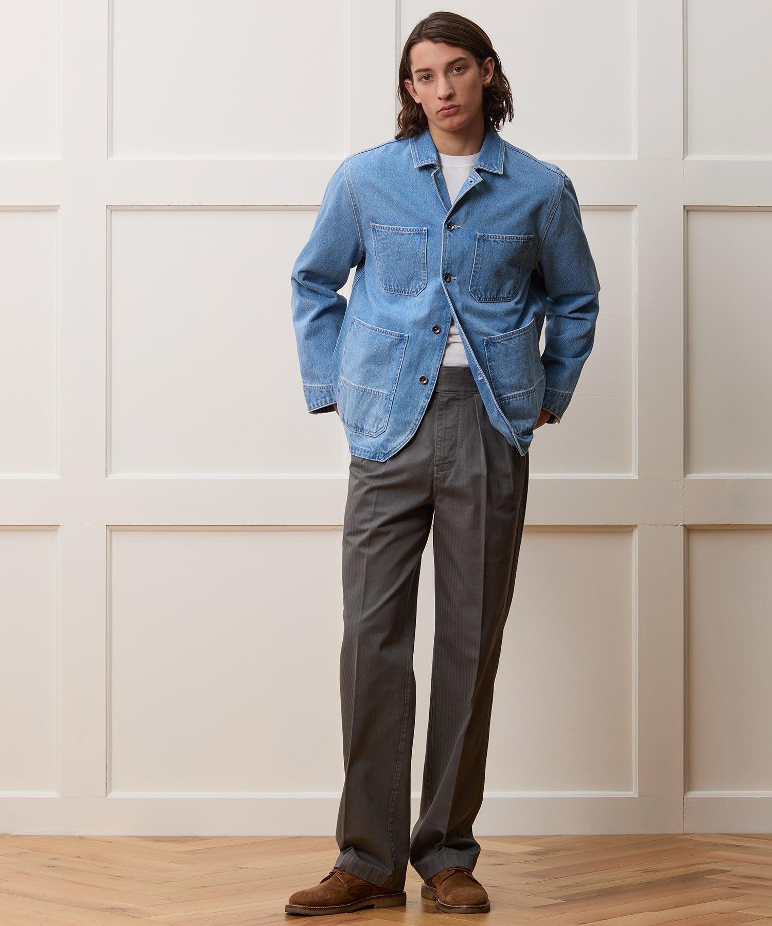 Denim Engineer Coat Product Image