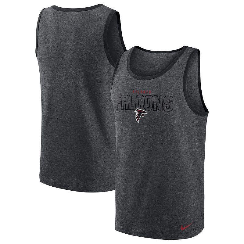 Men's Nike Heathered Charcoal Washington Commanders Tri-Blend Tank Top, Size: XL, Wft Charco Product Image