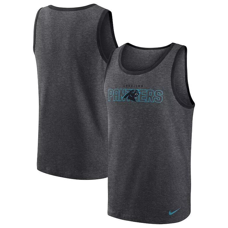 Mens Nike Heathered Charcoal Seattle Seahawks Tri-Blend Tank Top Product Image