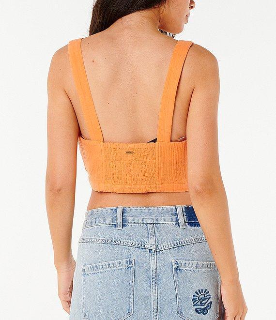 Rip Curl Premium Surf Printed Double Weave Crop Tank Top Product Image