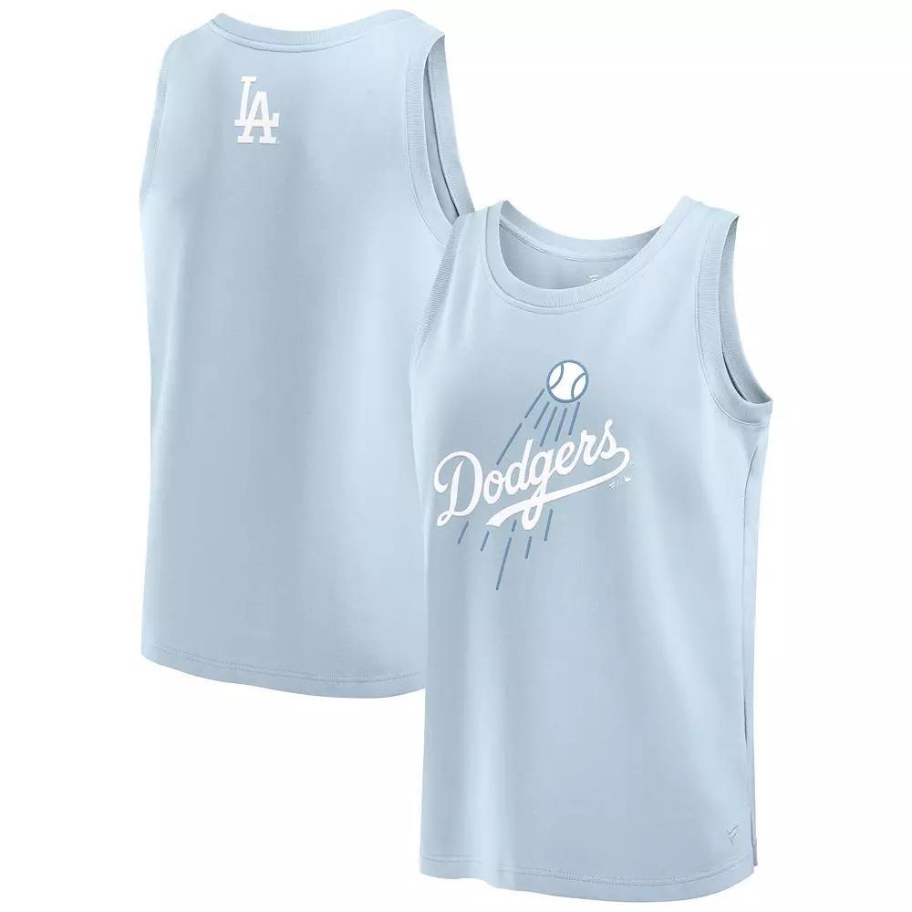 Men's Fanatics Light Blue Los Angeles Dodgers Elements Tank Top, Size: XL Product Image