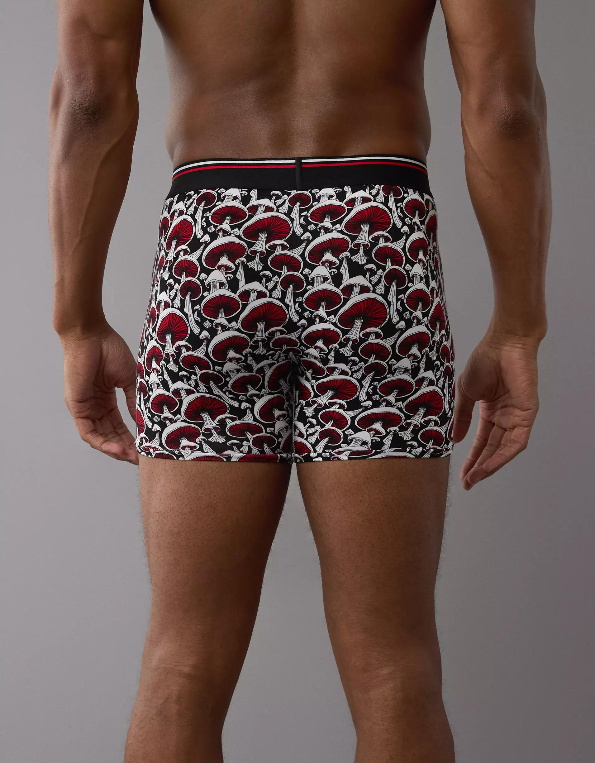 AEO Men's Mushrooms 4.5" Ultra Soft Boxer Brief Product Image
