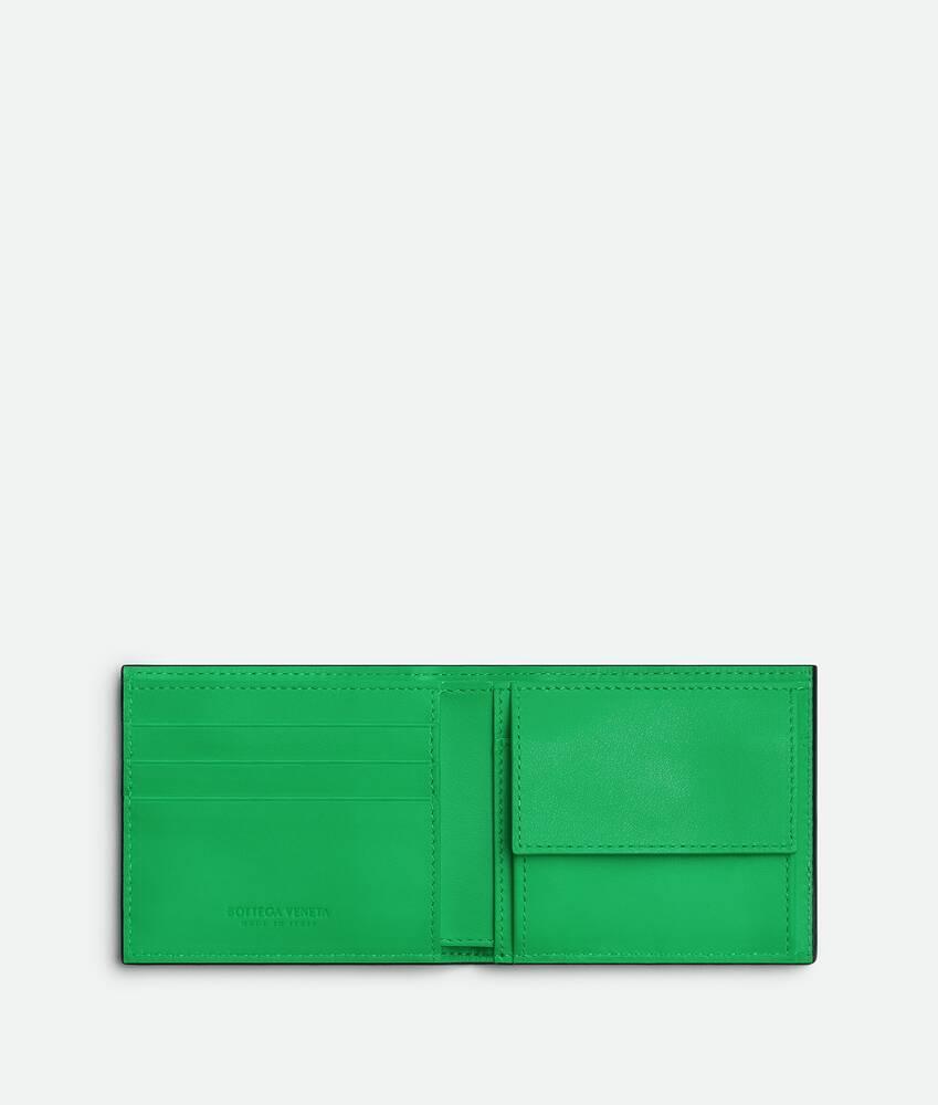 Men's Cassette Bi-Fold Wallet With Coin Purse in Black/parakeet Product Image