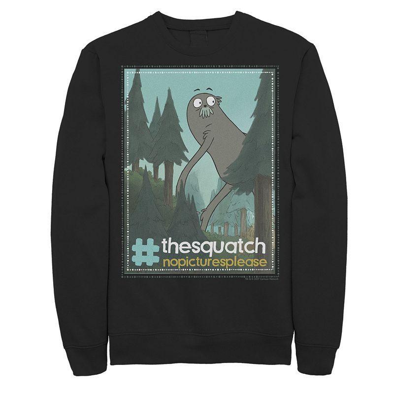 Mens Cartoon Network We Bare Bears Charlie The Squatch Hashtag Sweatshirt Product Image