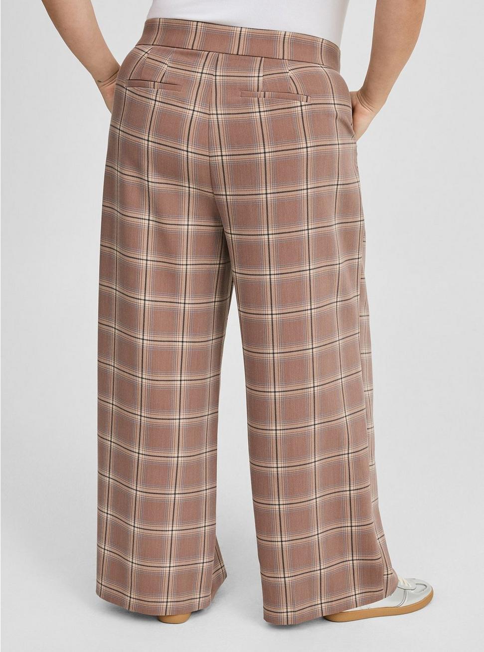 Wide Leg Tailored Twill Pant Product Image