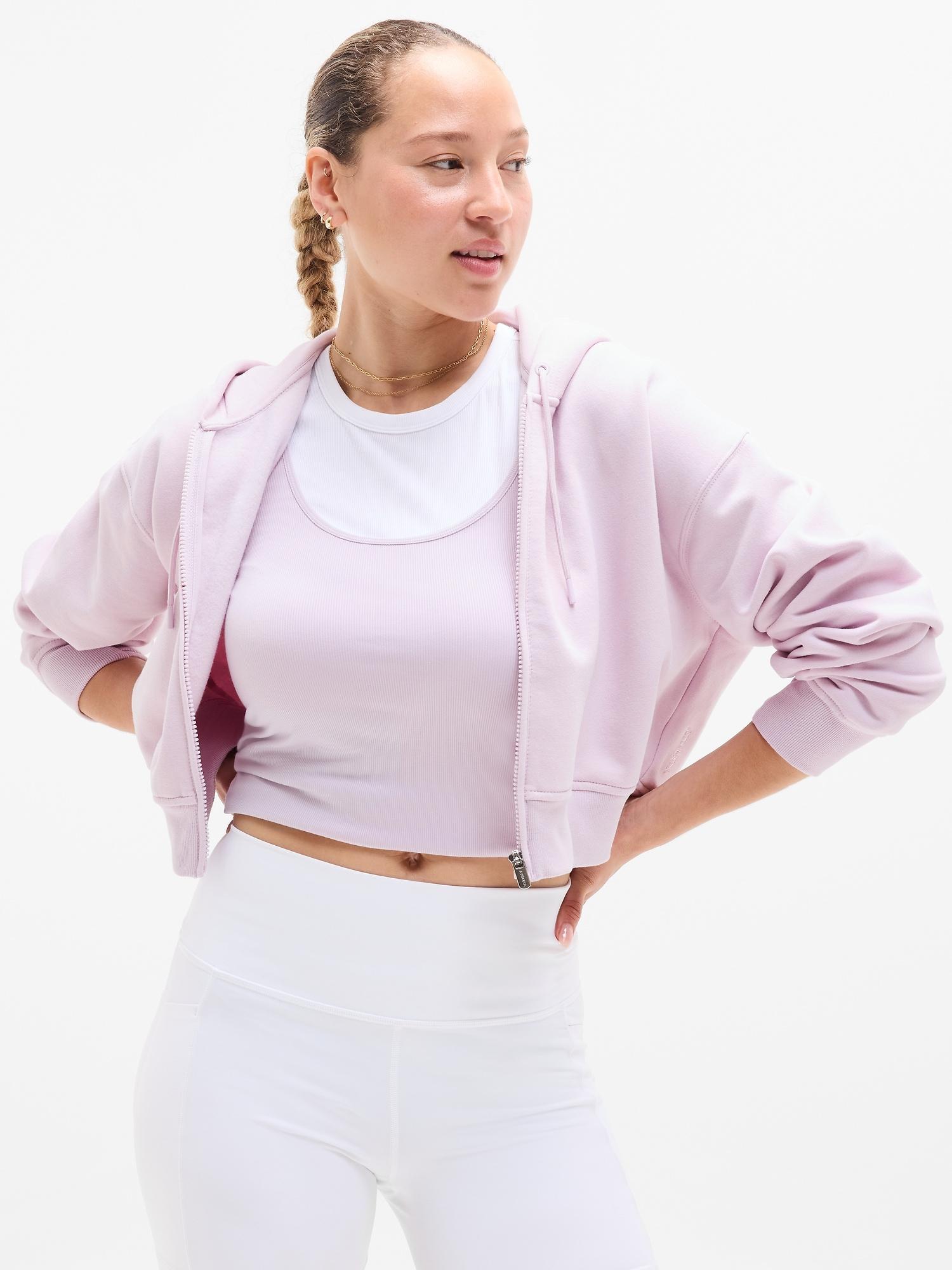Forever Fleece Crop Full Zip Product Image