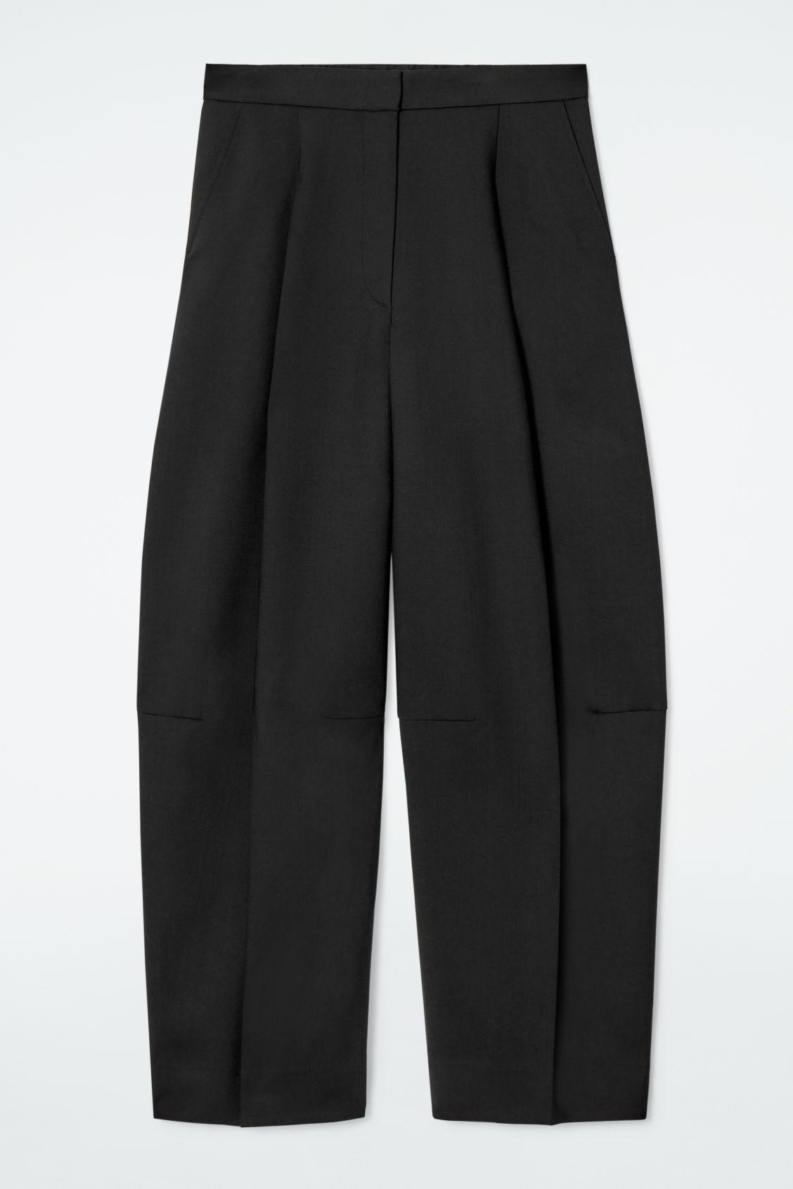WOOL-BLEND WIDE-LEG PANTS Product Image