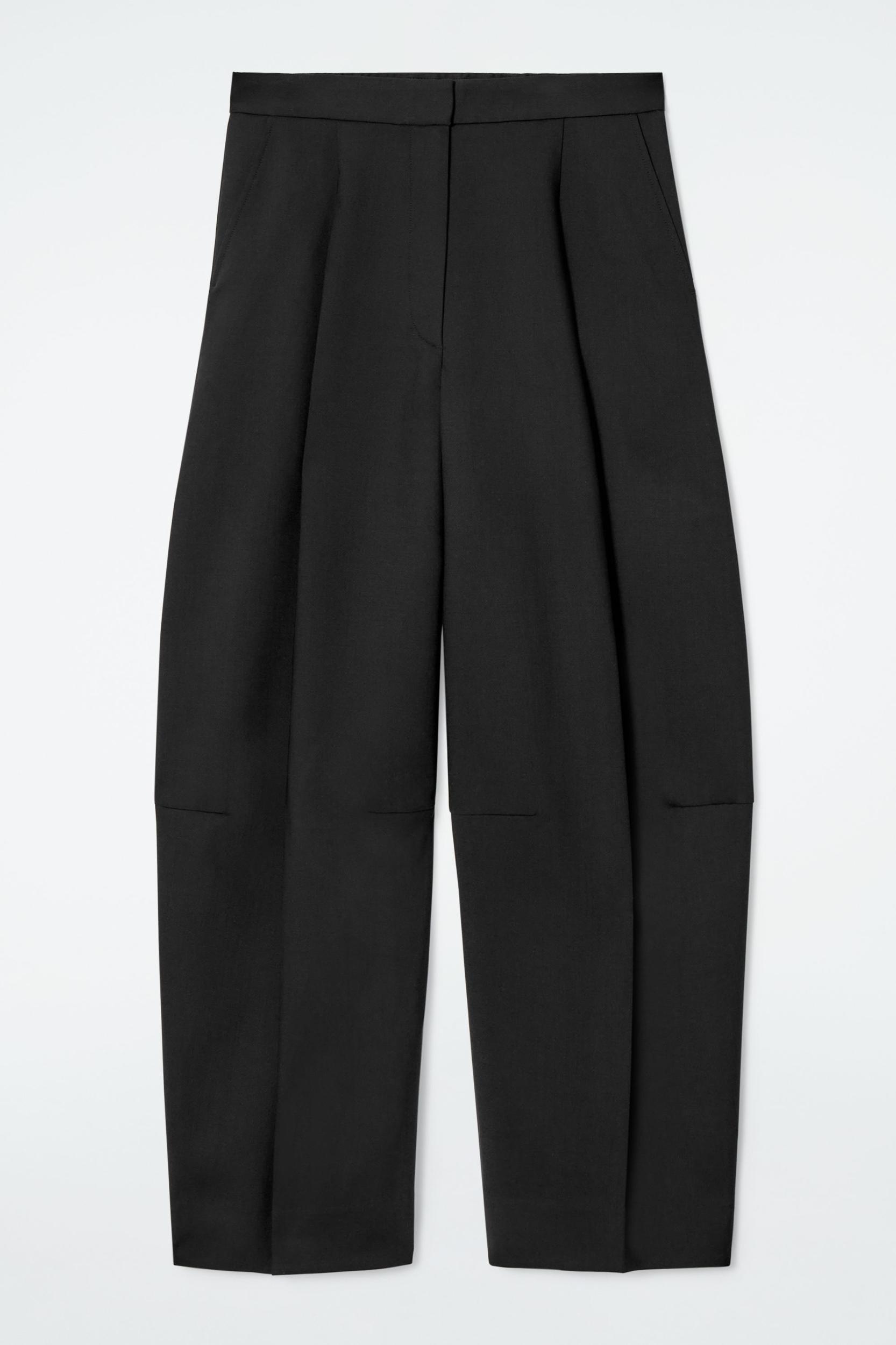 WOOL-BLEND WIDE-LEG PANTS Product Image