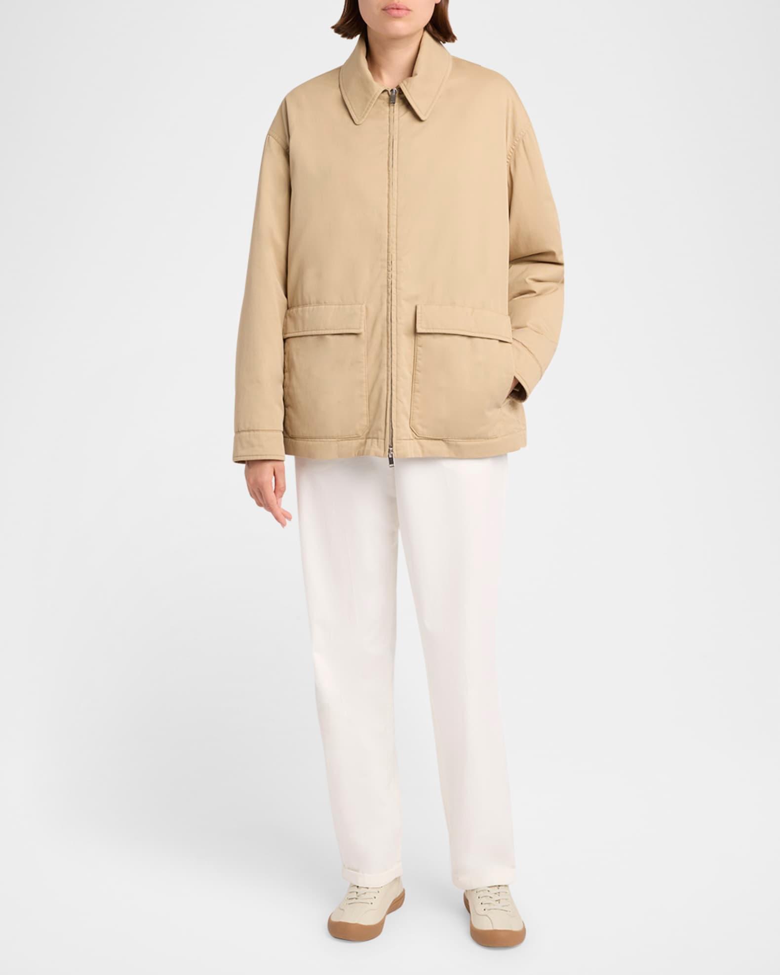 Aurelius Cotton-Cashmere Zip Jacket Product Image