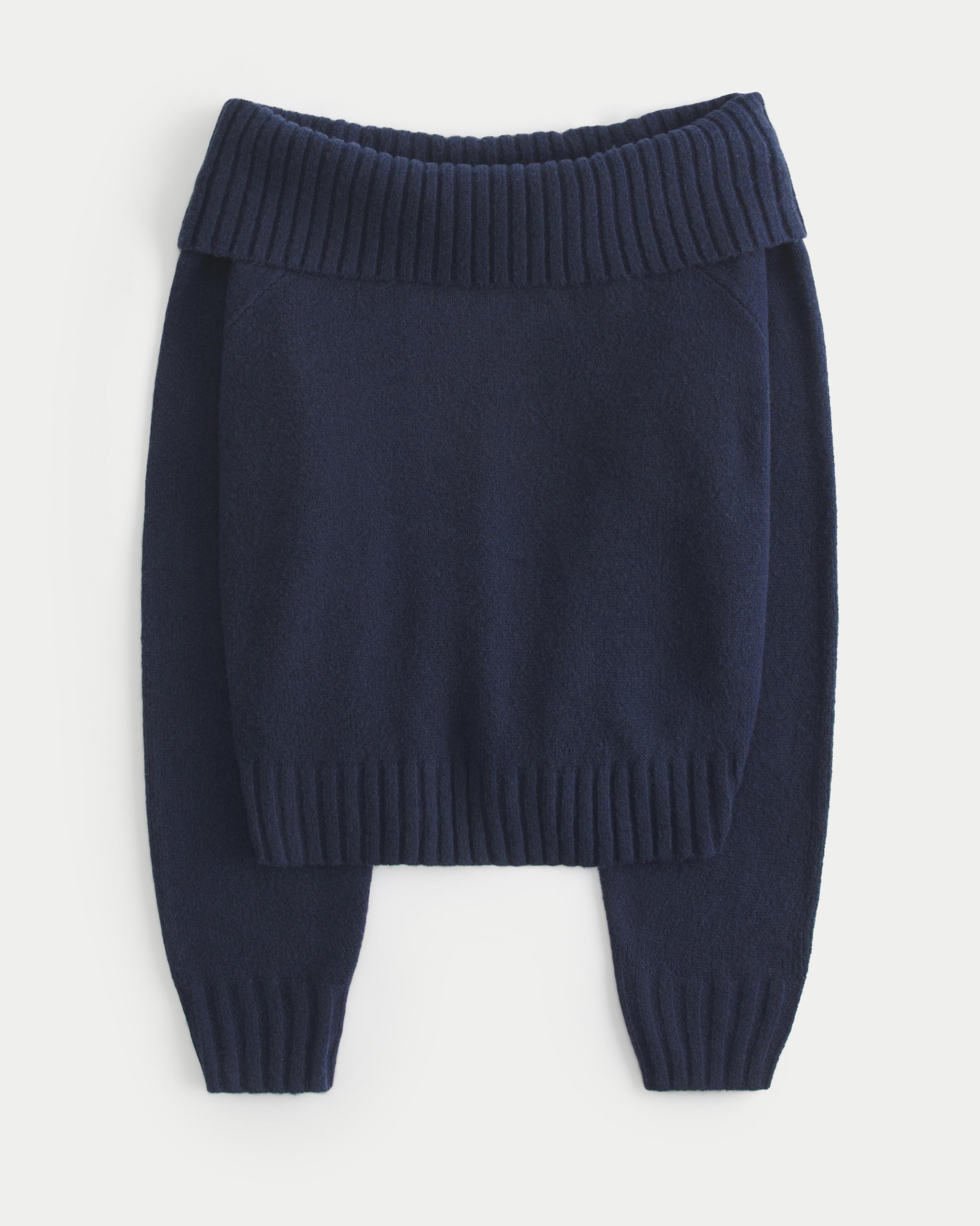 Hollister Comfy Cloud Off-the-Shoulder Sweater Product Image