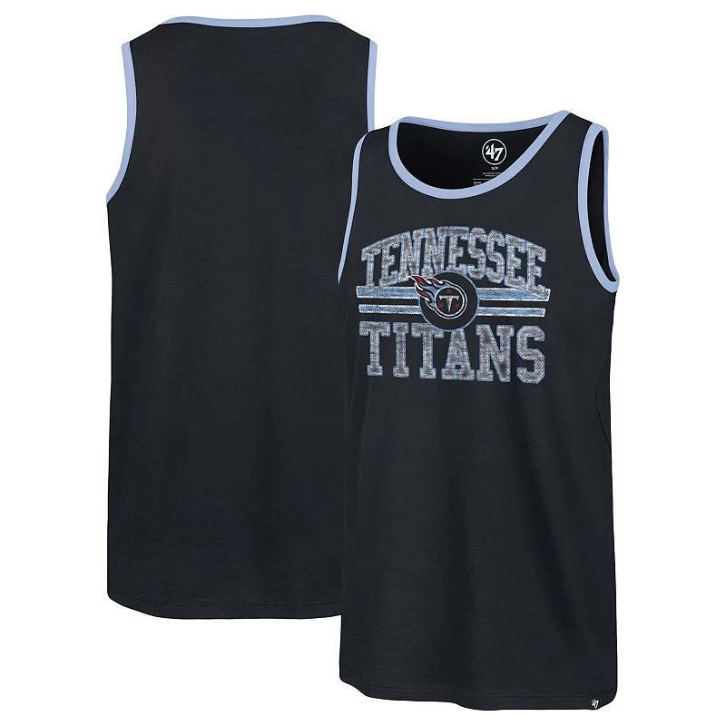 Men's '47 Navy Tennessee Titans Winger Franklin Tank Top,  Product Image