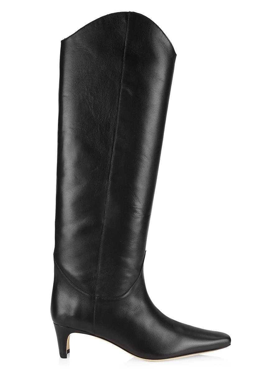 Womens Western Wally 50MM Leather Knee-High Boots Product Image