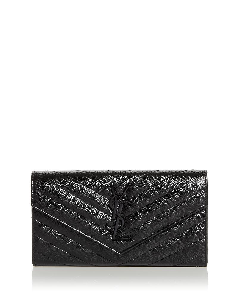 Womens Cassandre Matelass Large Flap Wallet in Lambskin Product Image