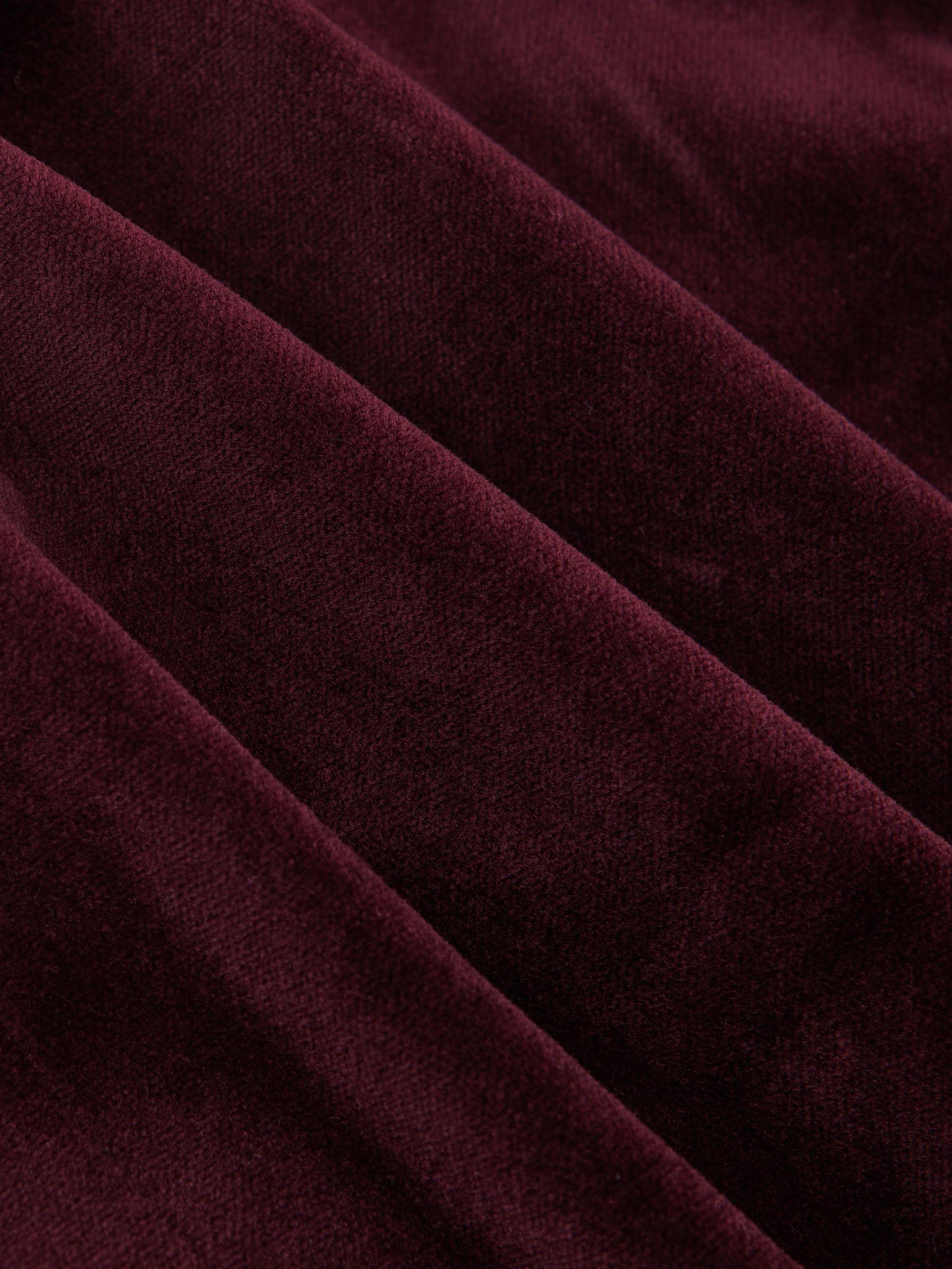 Single-Breasted Velvet Blazer Regular-Fit in Bordeaux Product Image