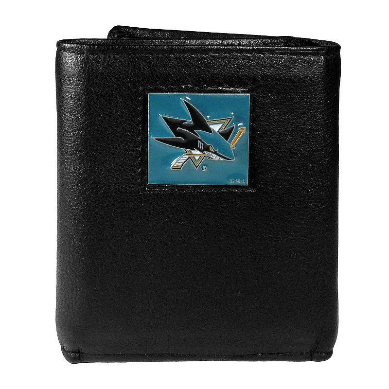 Mens San Jose Sharks Trifold Wallet Product Image