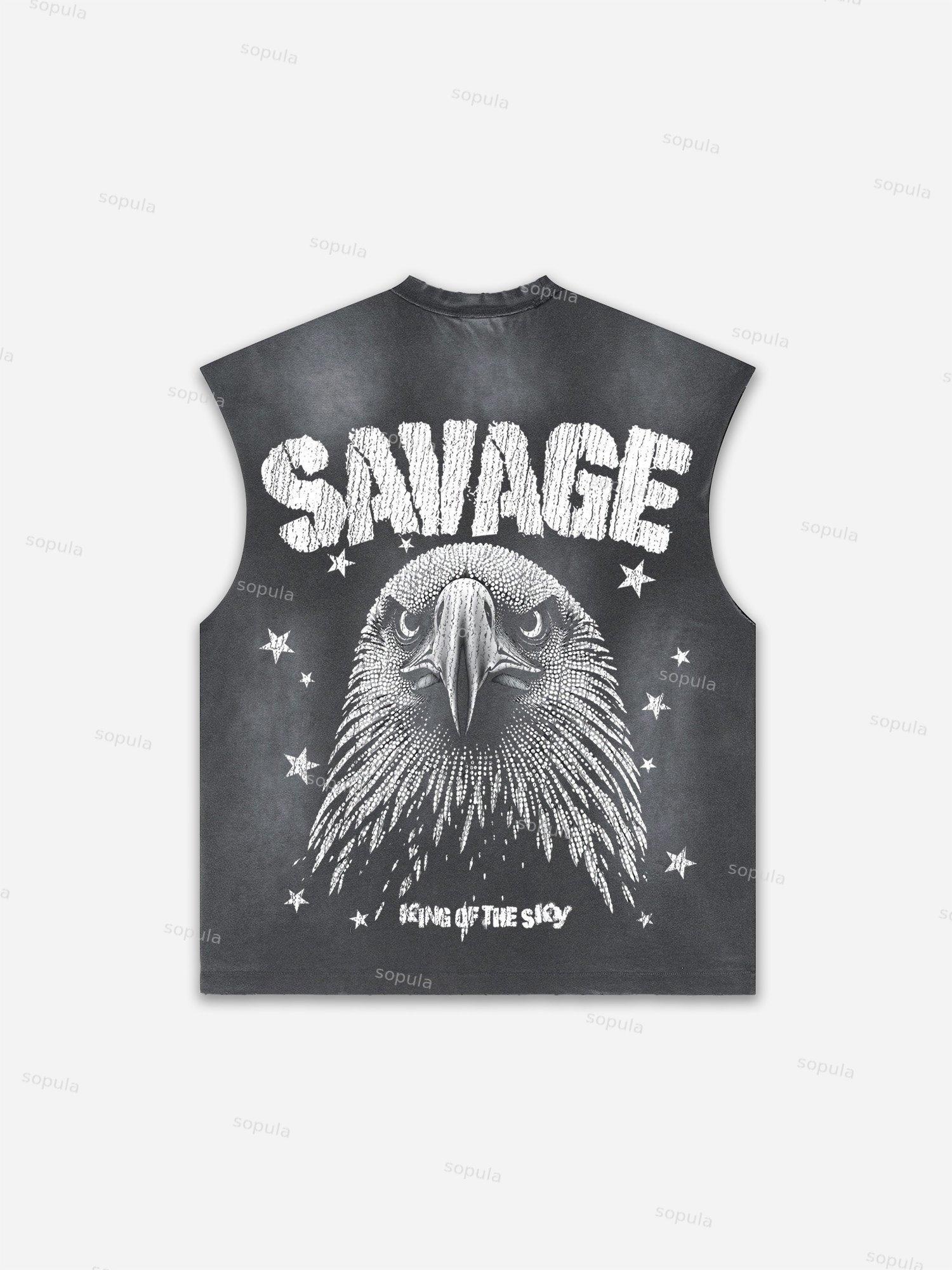 Basketball Dreams Boys Print Distressed Tank Top Product Image