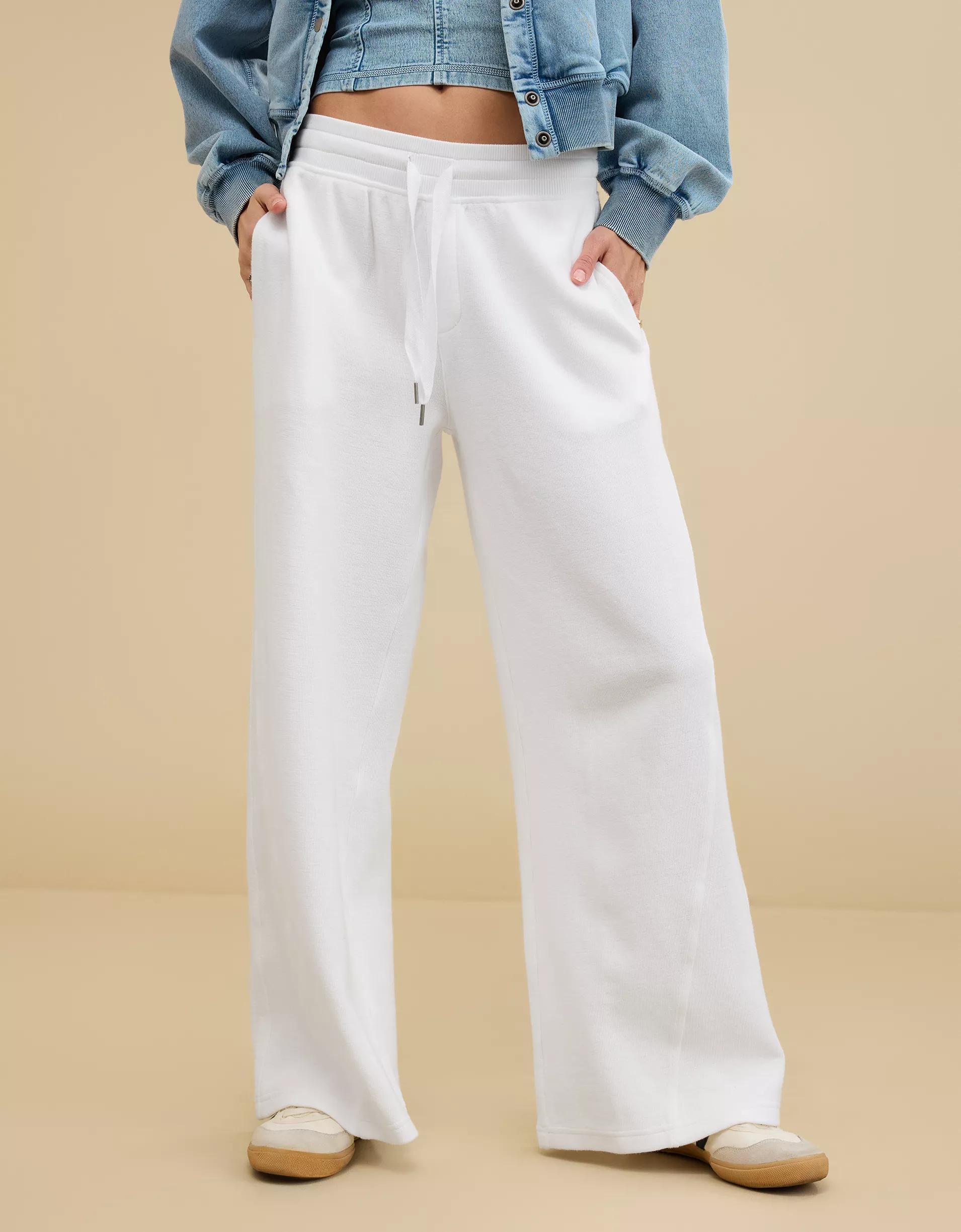 Aerie Soft Landing Ribbed Trouser Product Image
