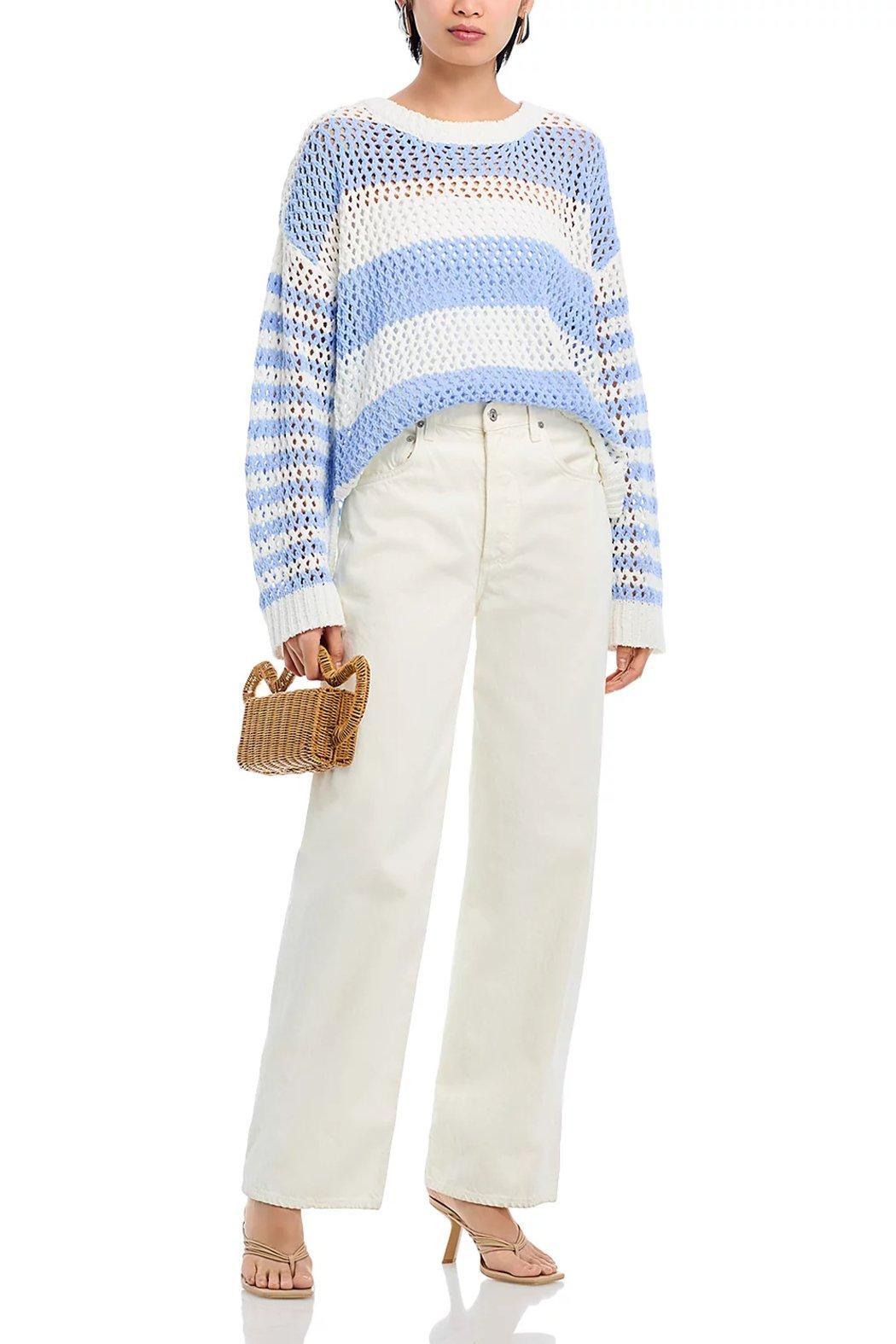 Stripe Square Sweater Product Image