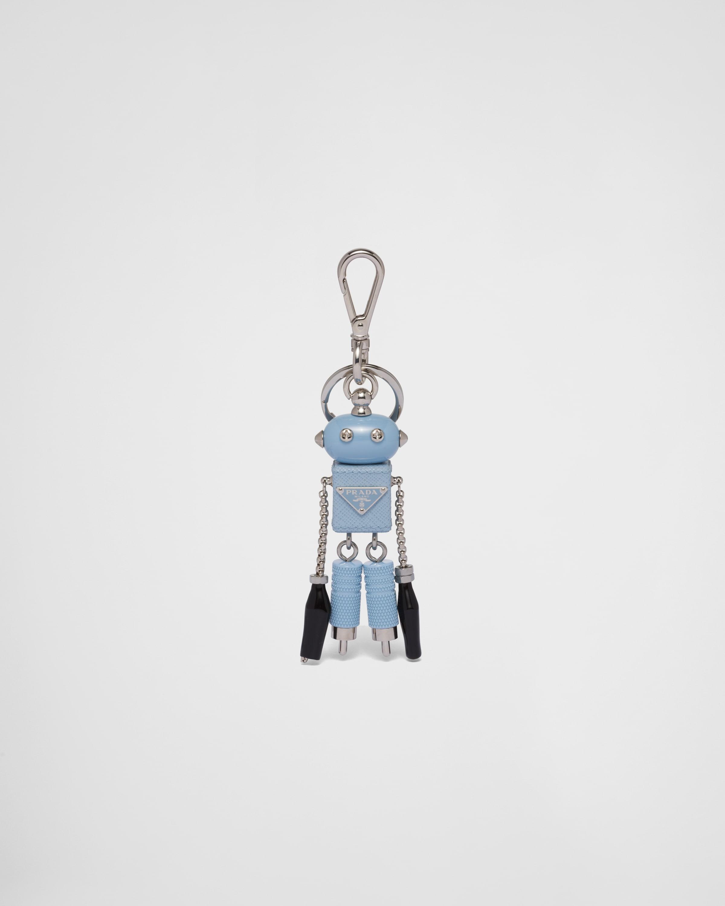 Saffiano leather Robot bag charm Product Image