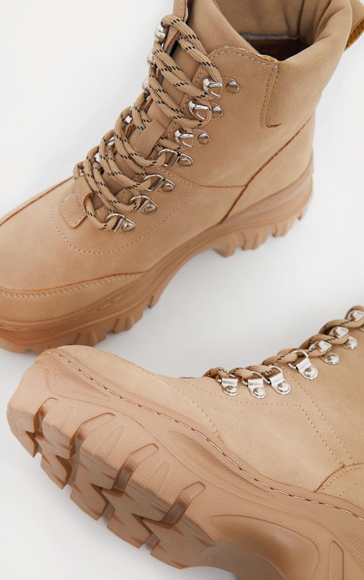 Sand Flatform Chunky Combat Boot Sneakers Product Image