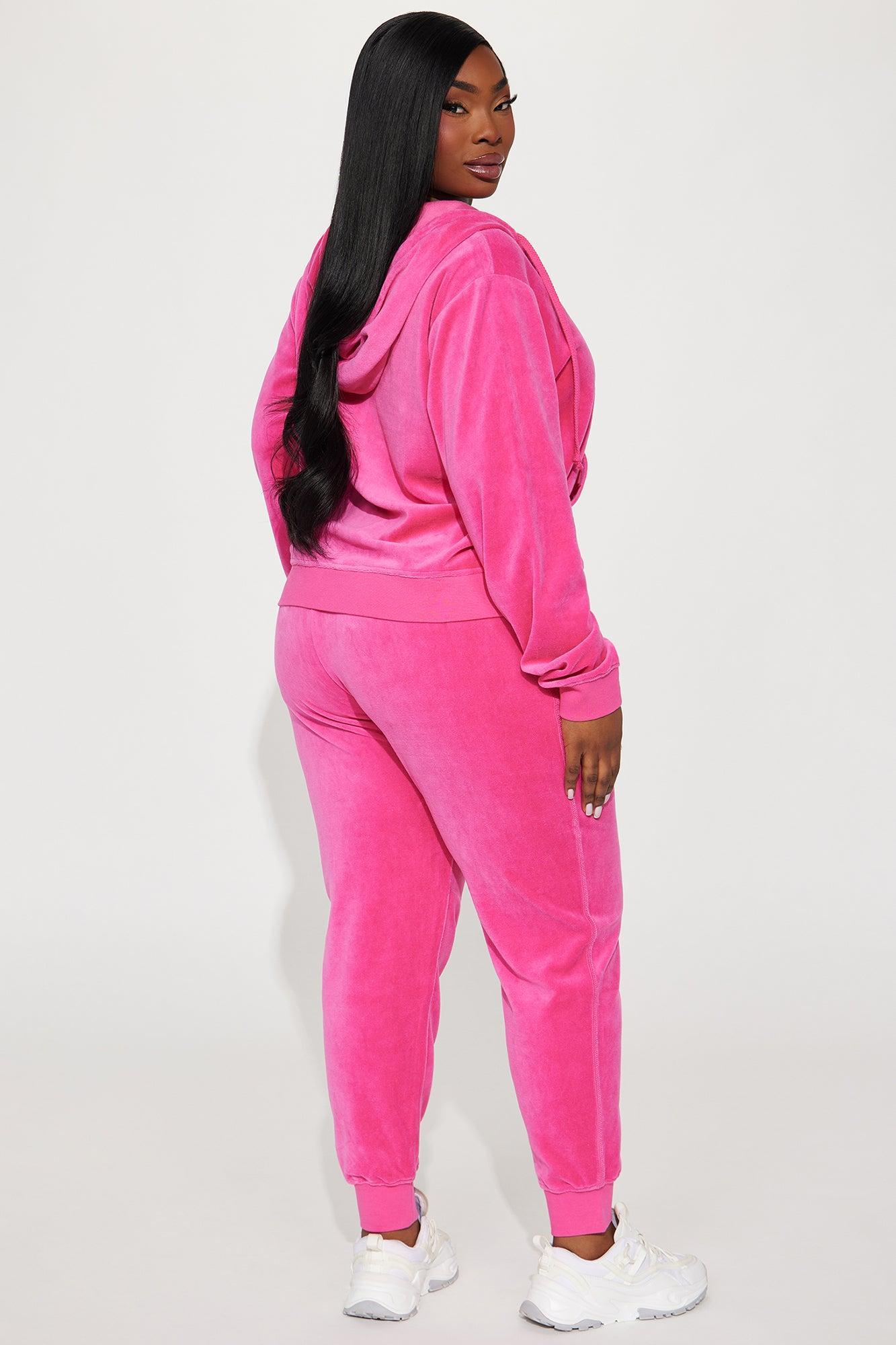 The Original Trendsetter Velour Set - Bubblegum Pink Product Image